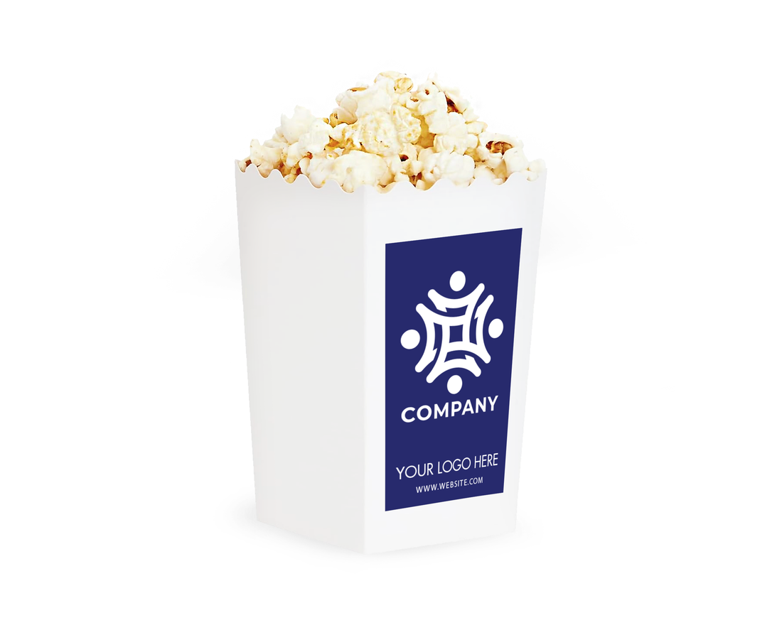 Popcorn Box – Add Your Own Logo