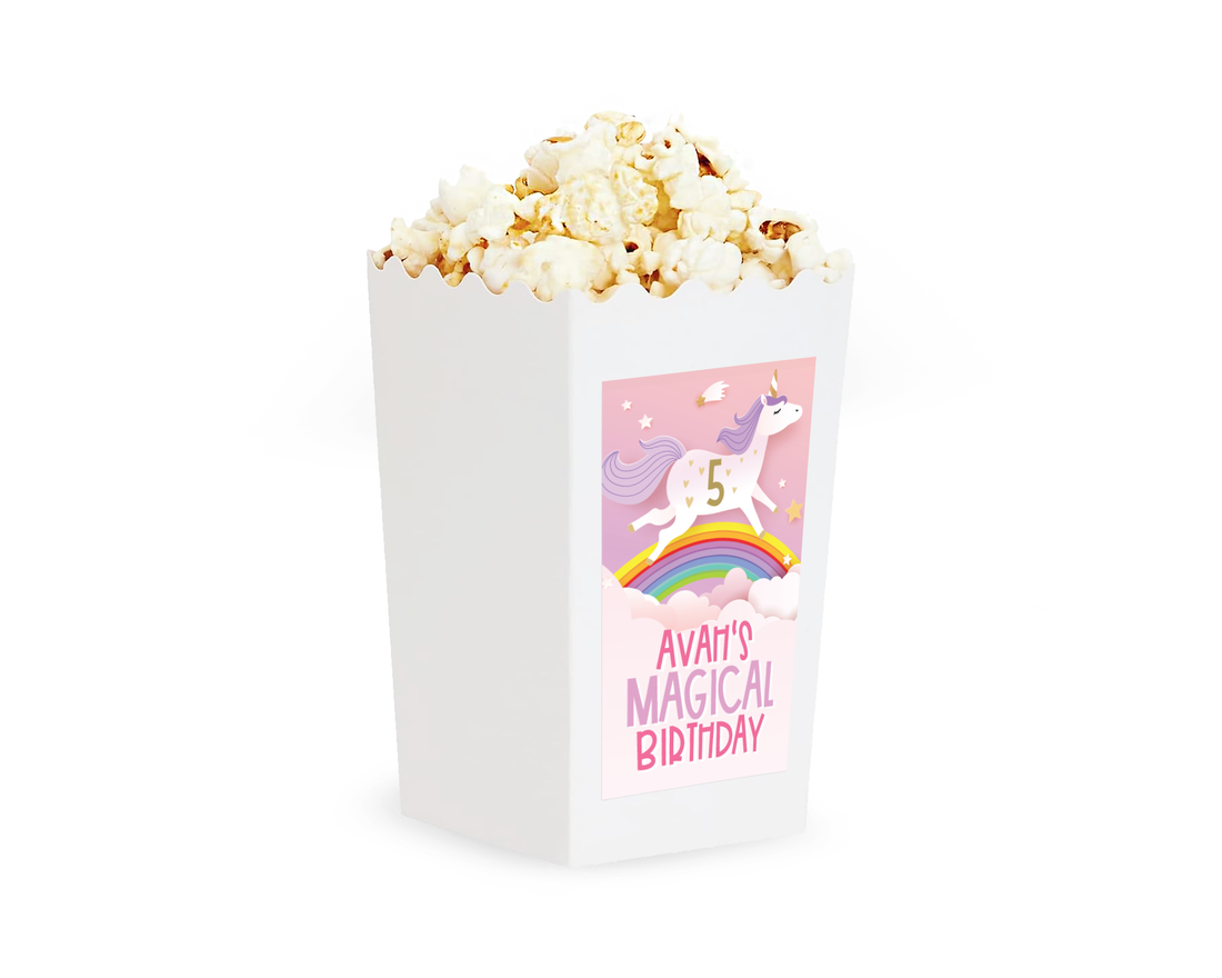Popcorn Box – Unicorn