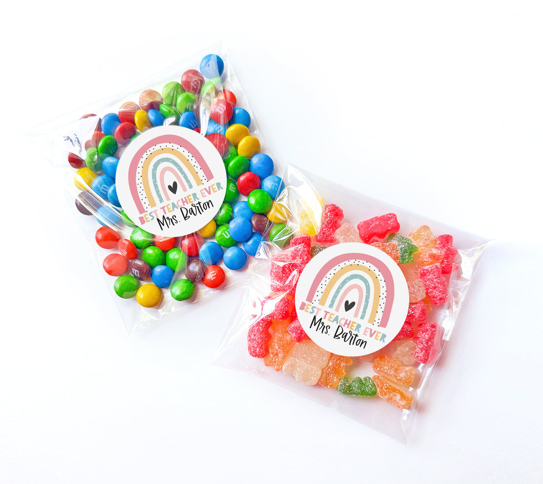 Favor Bags – Best Teacher Rainbow