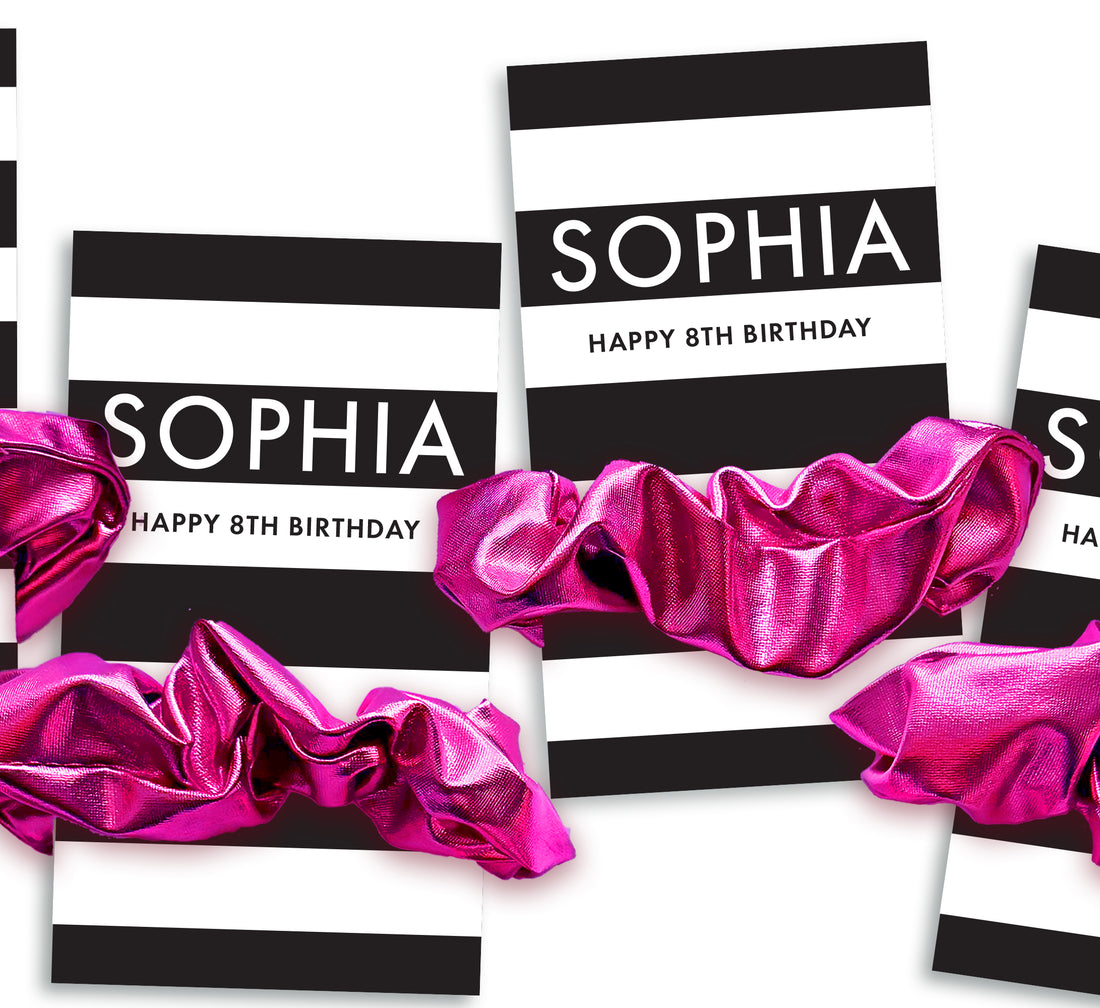 Scrunchies – Glam Spa Birthday