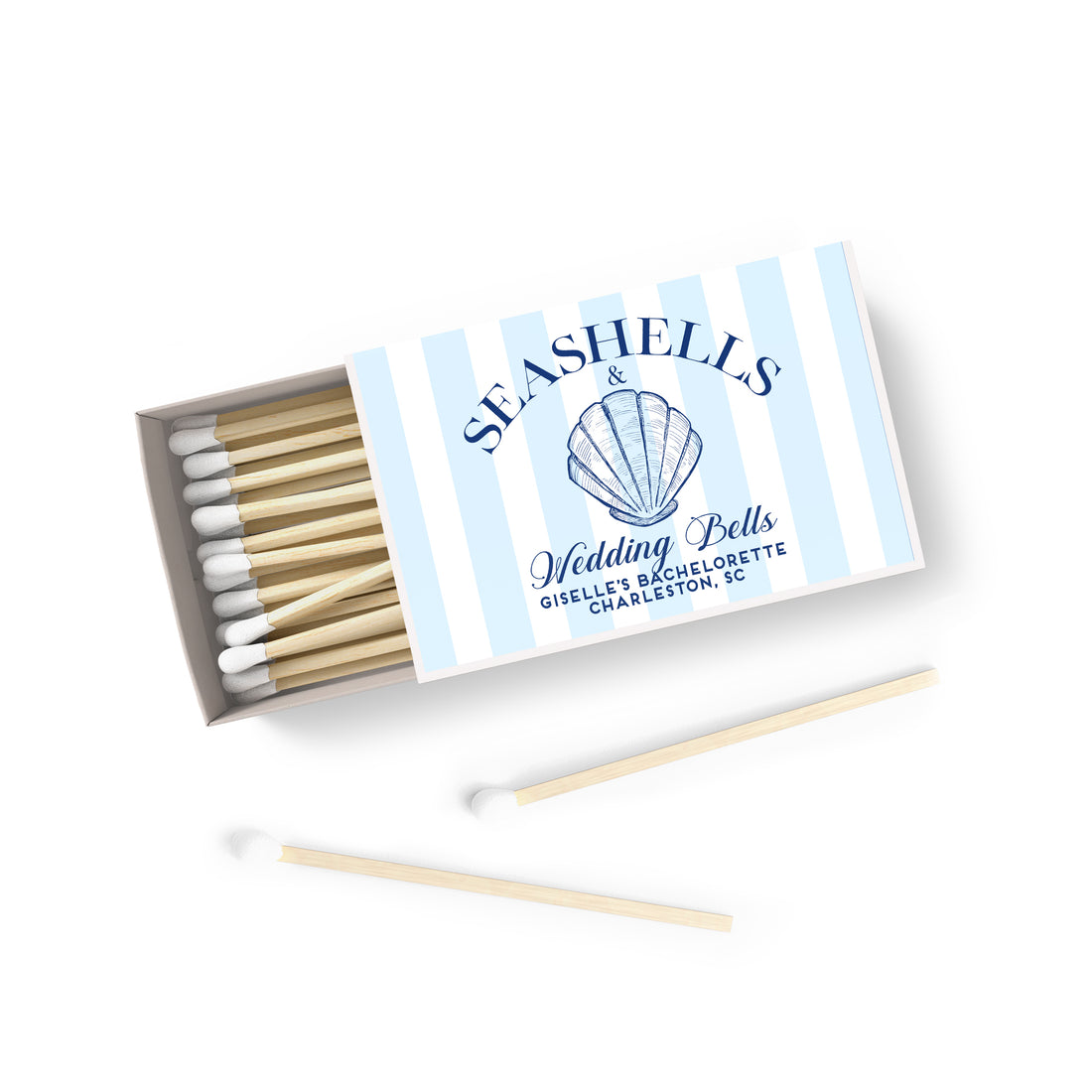 Matches – Seashells &amp; Wedding Bells