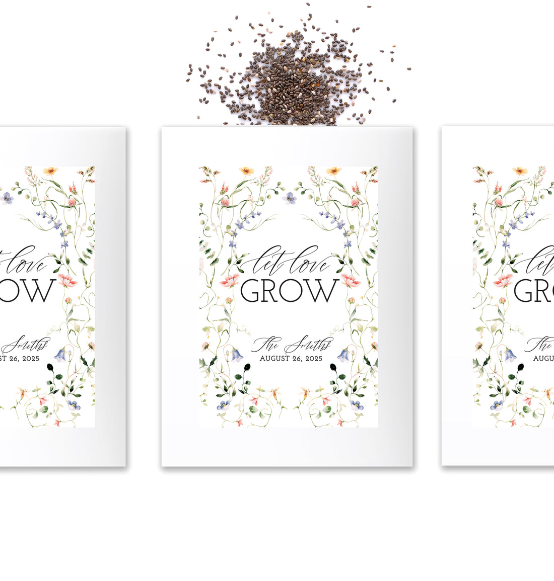 Seed Packets – Let Love Grow Floral