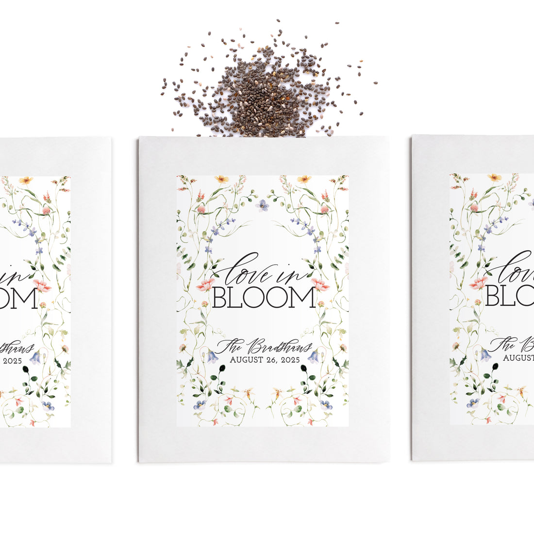 Seed Packets – Love In Bloom Floral Frame