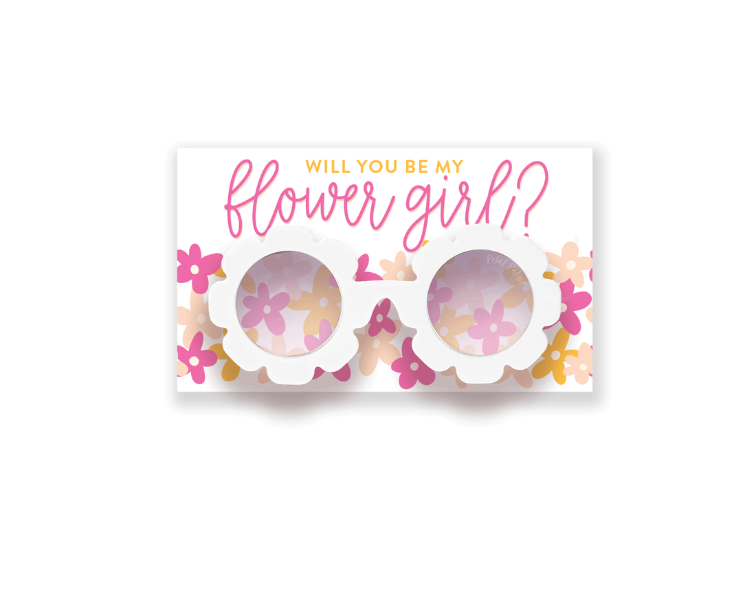 Sunglasses – Will You Be Flower Girl Pink & Orange