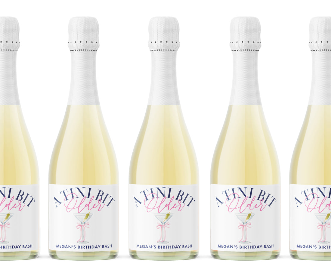 Champagne Labels – A Tini Bit Older