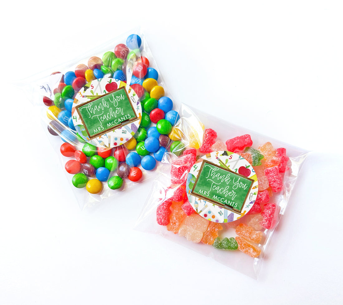 Favor Bags – Thank You Teacher Chalkboard