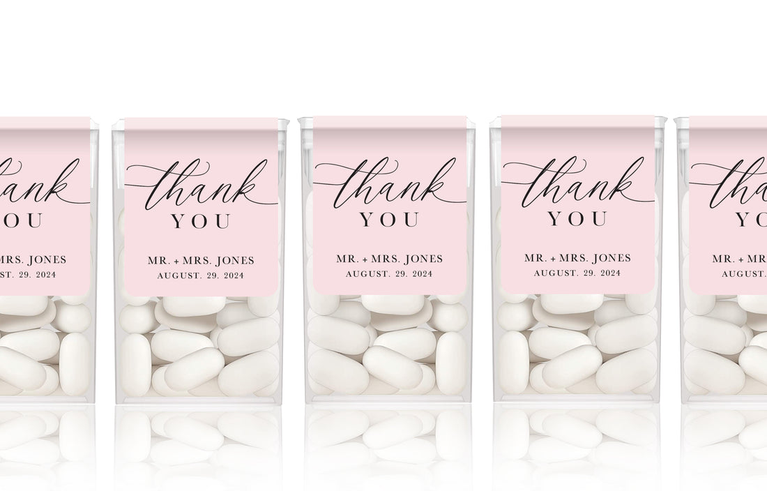 Tic-Tac Labels – Thank You