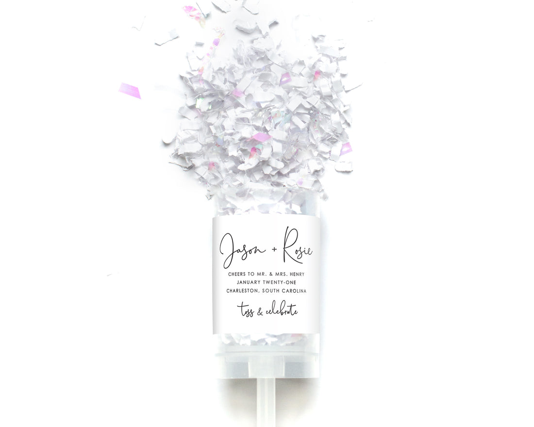 Confetti Poppers – Wedding