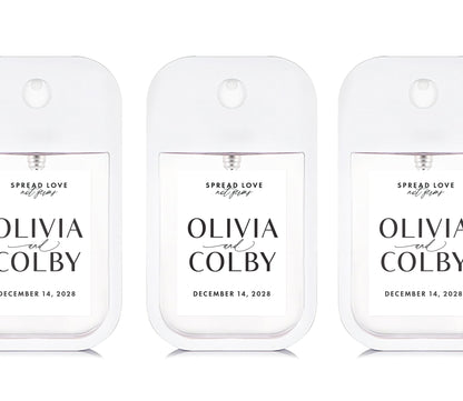 Hand Sanitizer - Wedding Favors