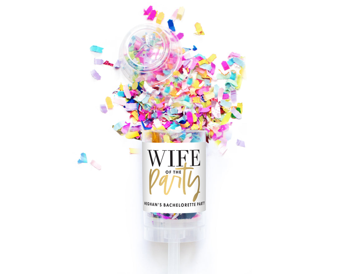 Confetti Poppers – Wife of The Party