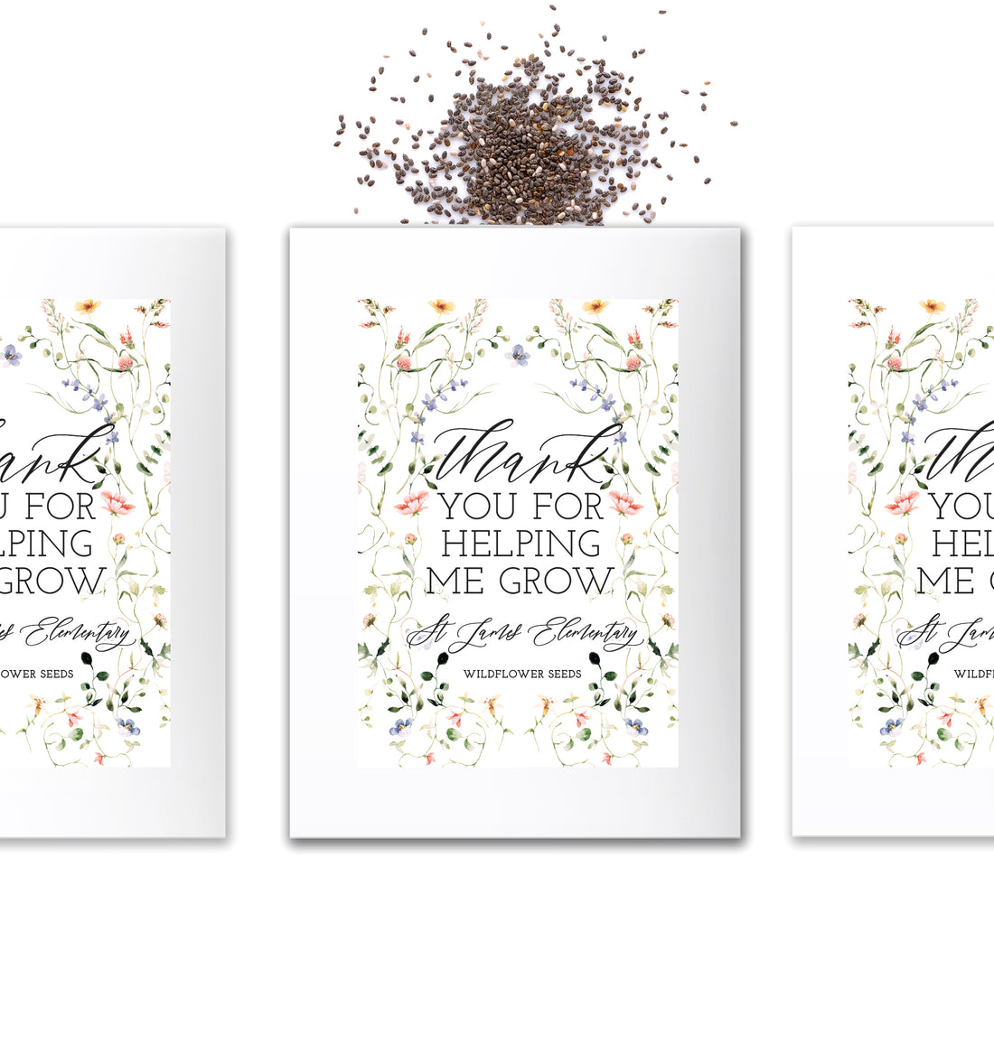 Seed Packets – Helping Me Grow – Floral