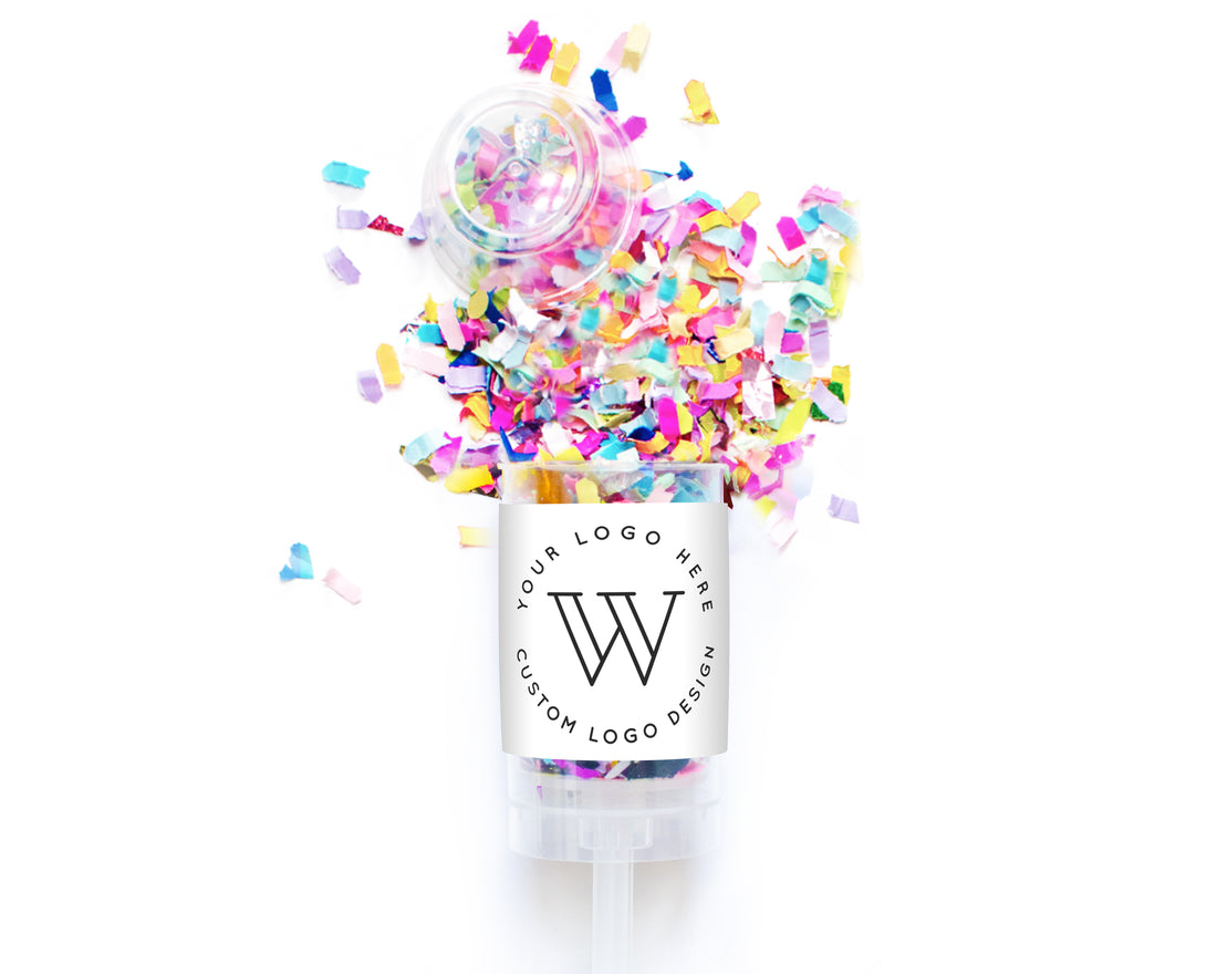 Confetti Poppers – Add Your Own Logo