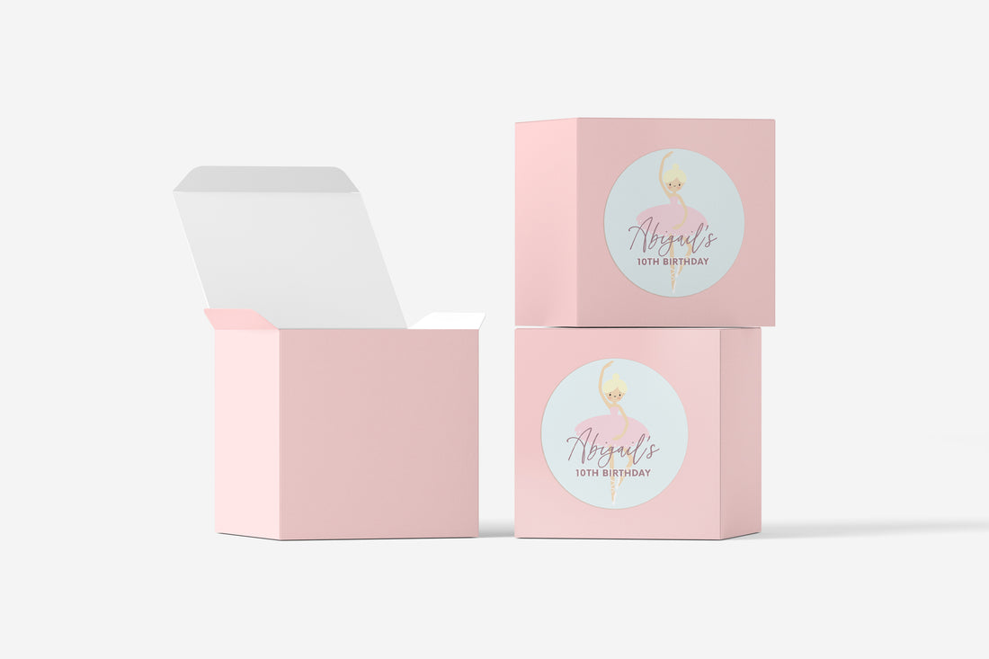 Favor Boxes – Ballerina