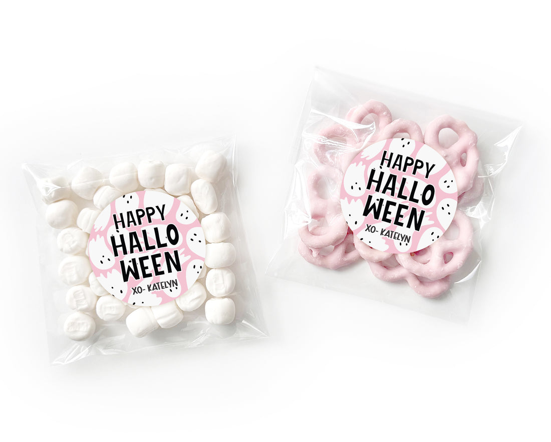 Favor Bags – White Ghosts