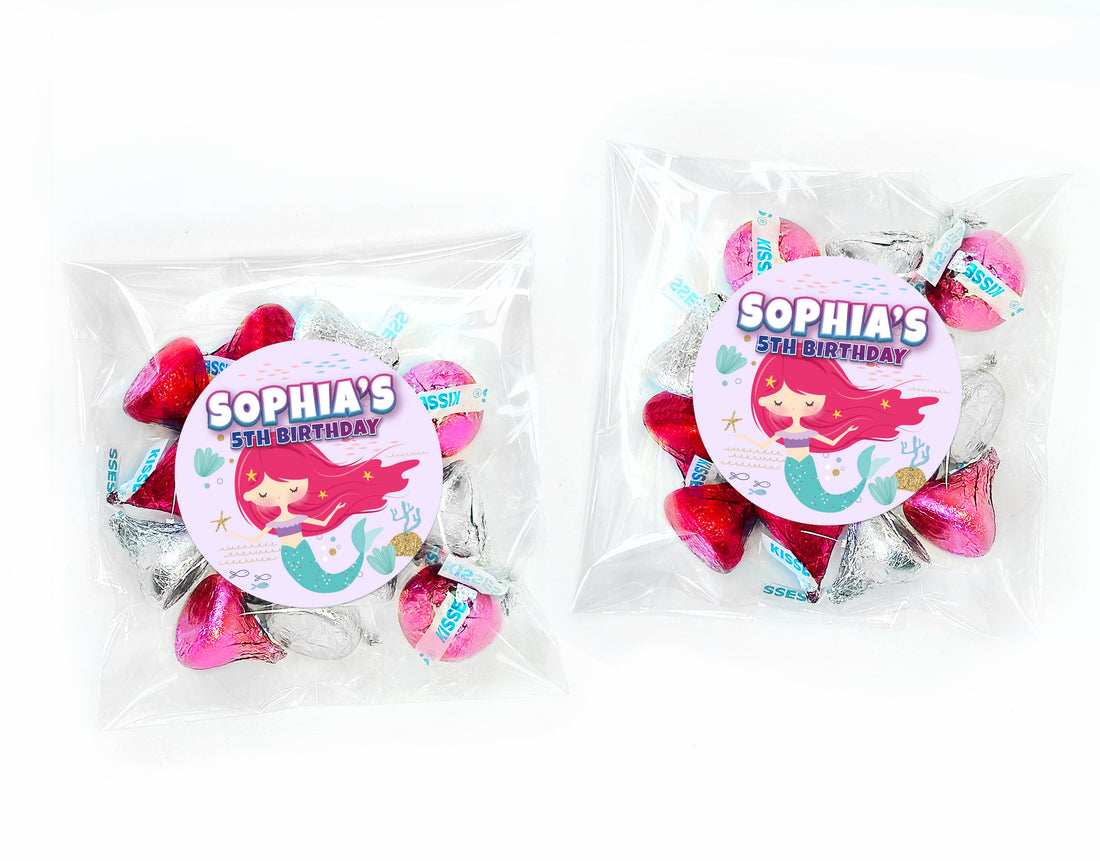 Favor Bags – Purple Mermaid