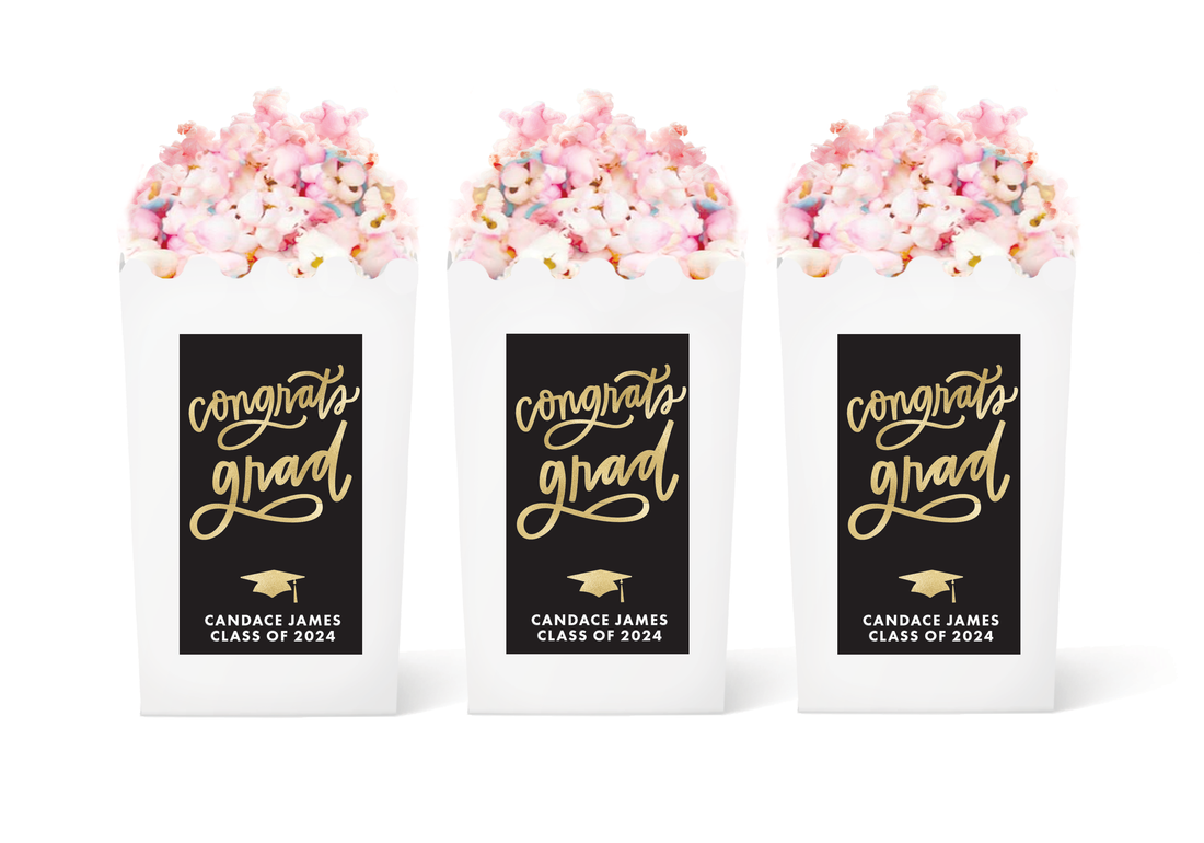 Popcorn Box – Graduation Fab