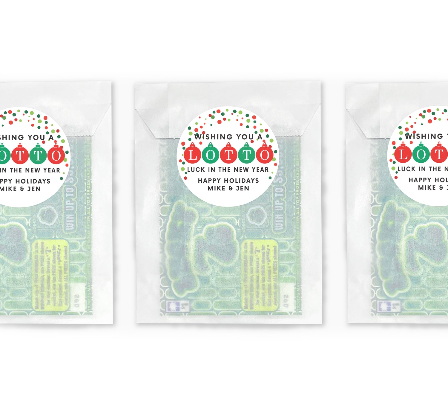 Lottery Envelopes – Luck in the New Year