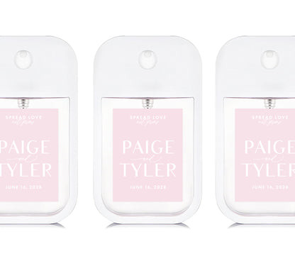 Hand Sanitizer - Wedding Favors