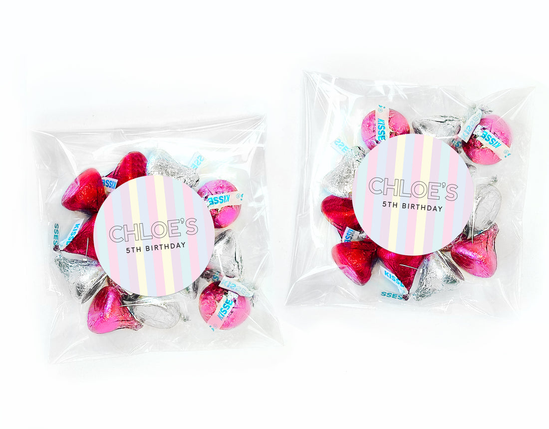Favor Bags – Pastel Stripes