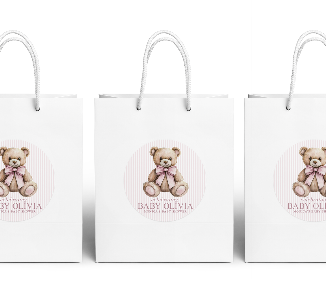 Gift Bag – Pink Bear