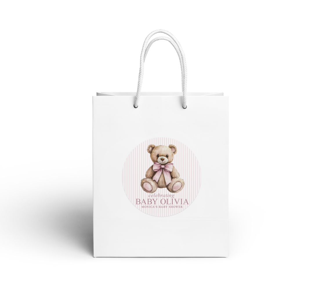 Gift Bag – Pink Bear