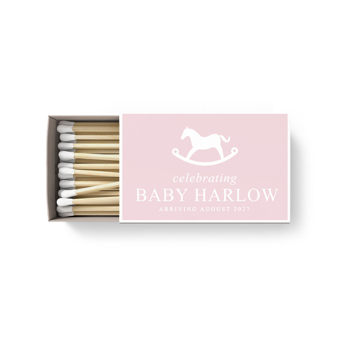 Matches – Rocking Horse – Pink