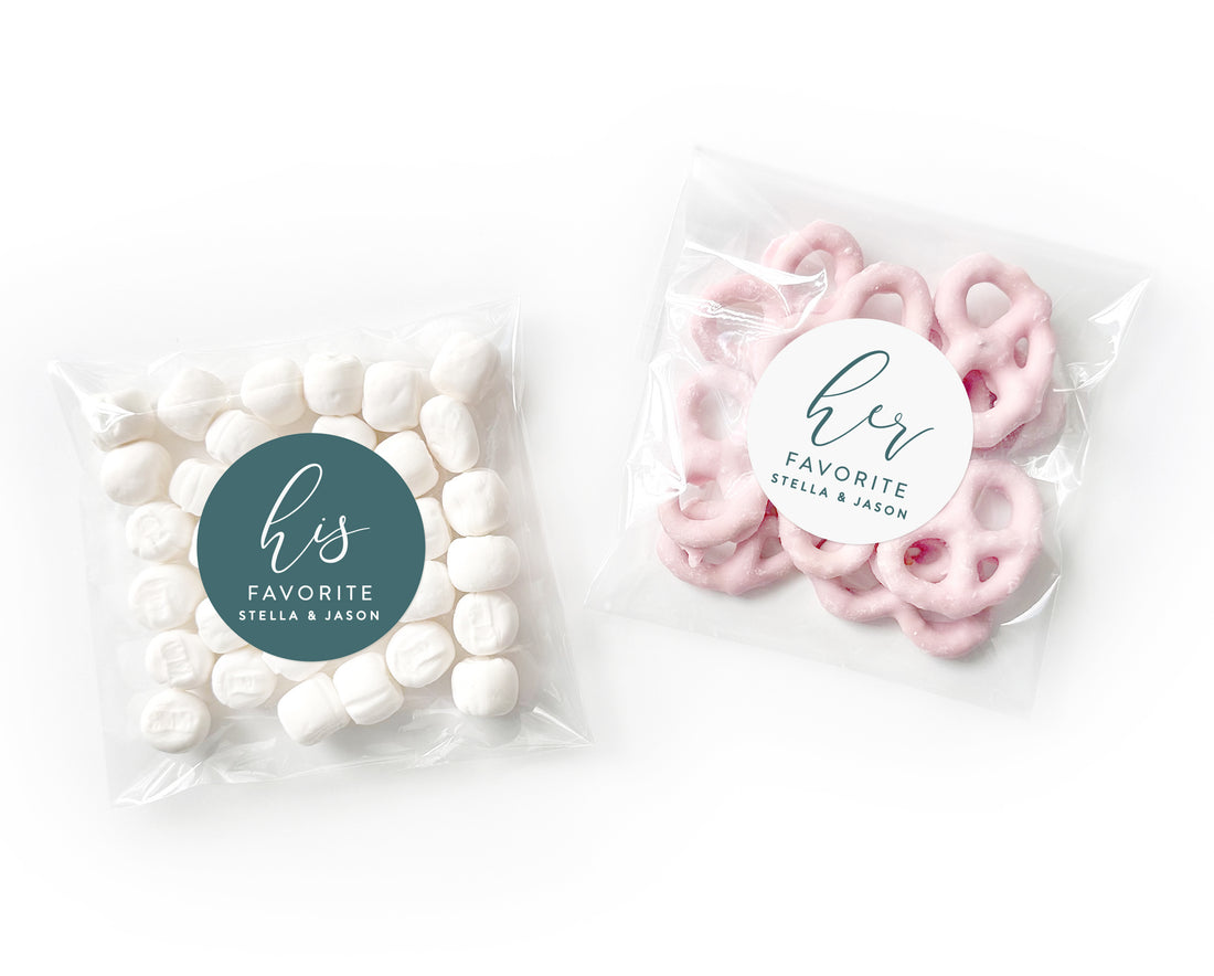 Favor Bags – His & Hers