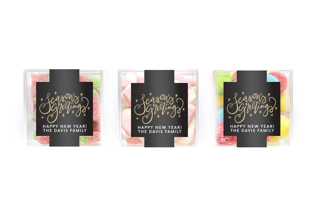 Clear Cubes – Seasons Black