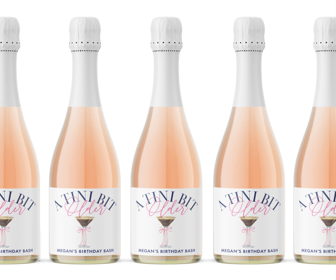 Champagne Labels – A Tini Bit Older Espresso