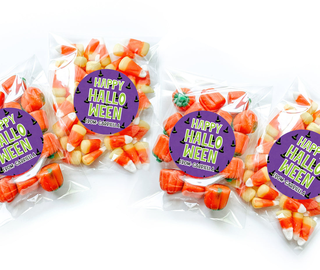 Favor Bags – Purple Hats